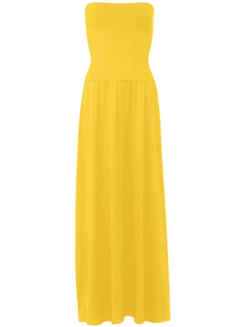 ERES - Ankara strapless long dress