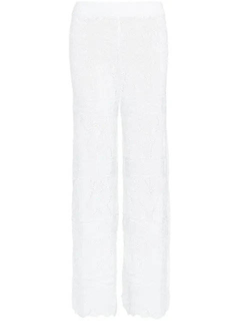 ERES - Simone crochet wide-leg trousers