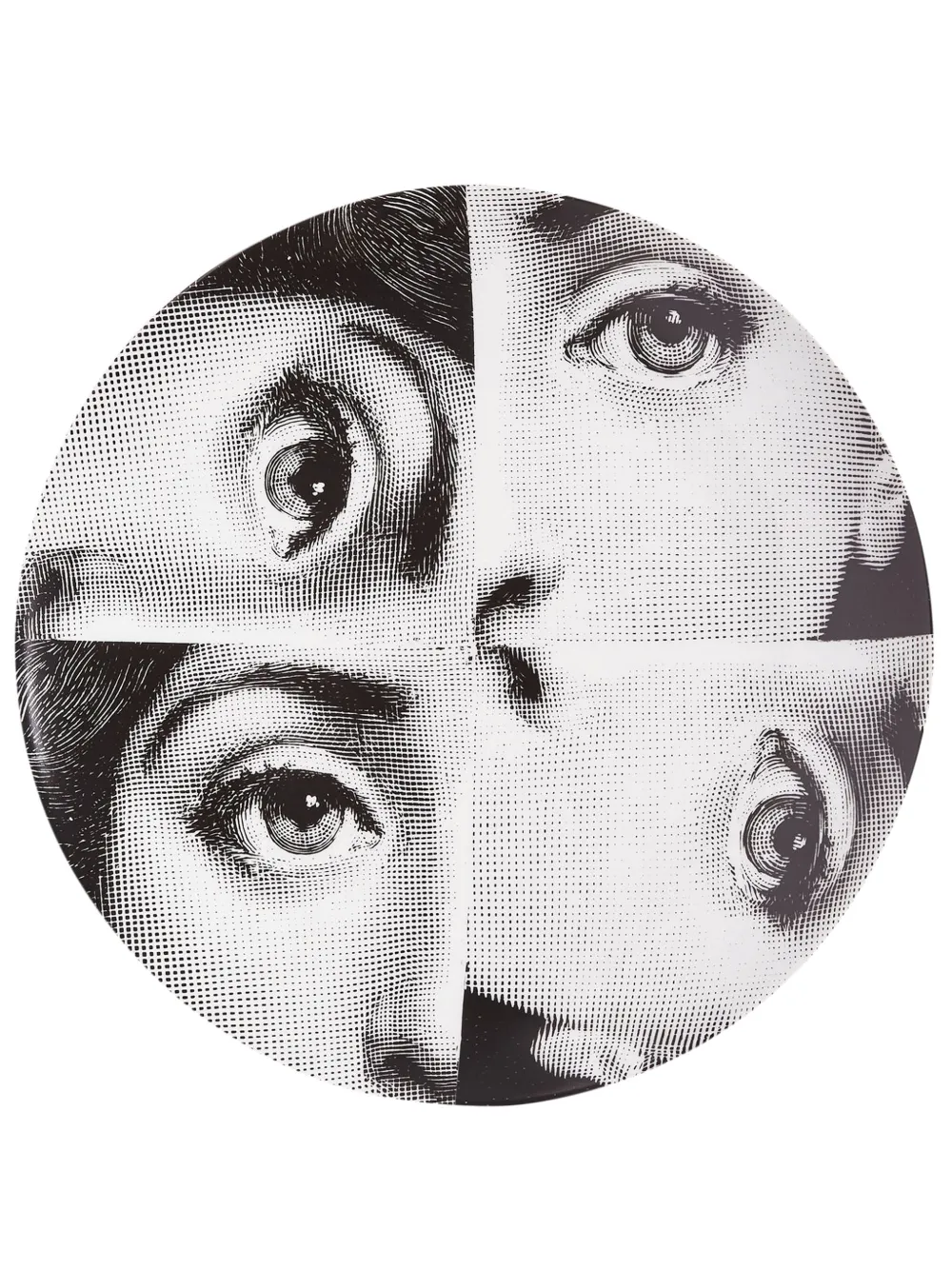 Fornasetti Tema e Variazioni n.244 wall plate | Black | Image 1