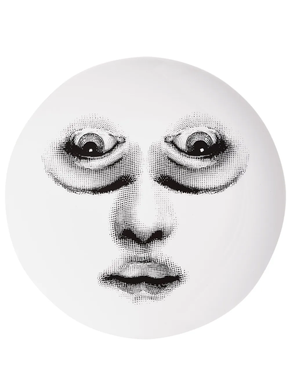 Fornasetti Piatto da parete Tema e Variazioni n.395 | bianco | Image 1