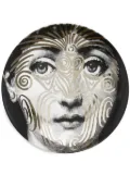 Fornasetti Tema e Variazioni n.9 wall plate - Black