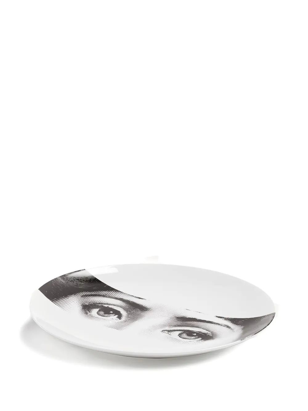 Fornasetti Tema E Variazioni N.32 Plate In White