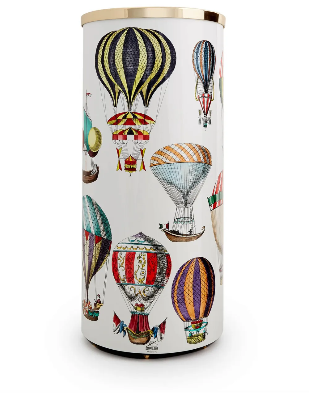 Fornasetti Palloni printed umbrella stand | White | Image 1