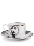 Fornasetti Lampadina porcelain tea cup - White