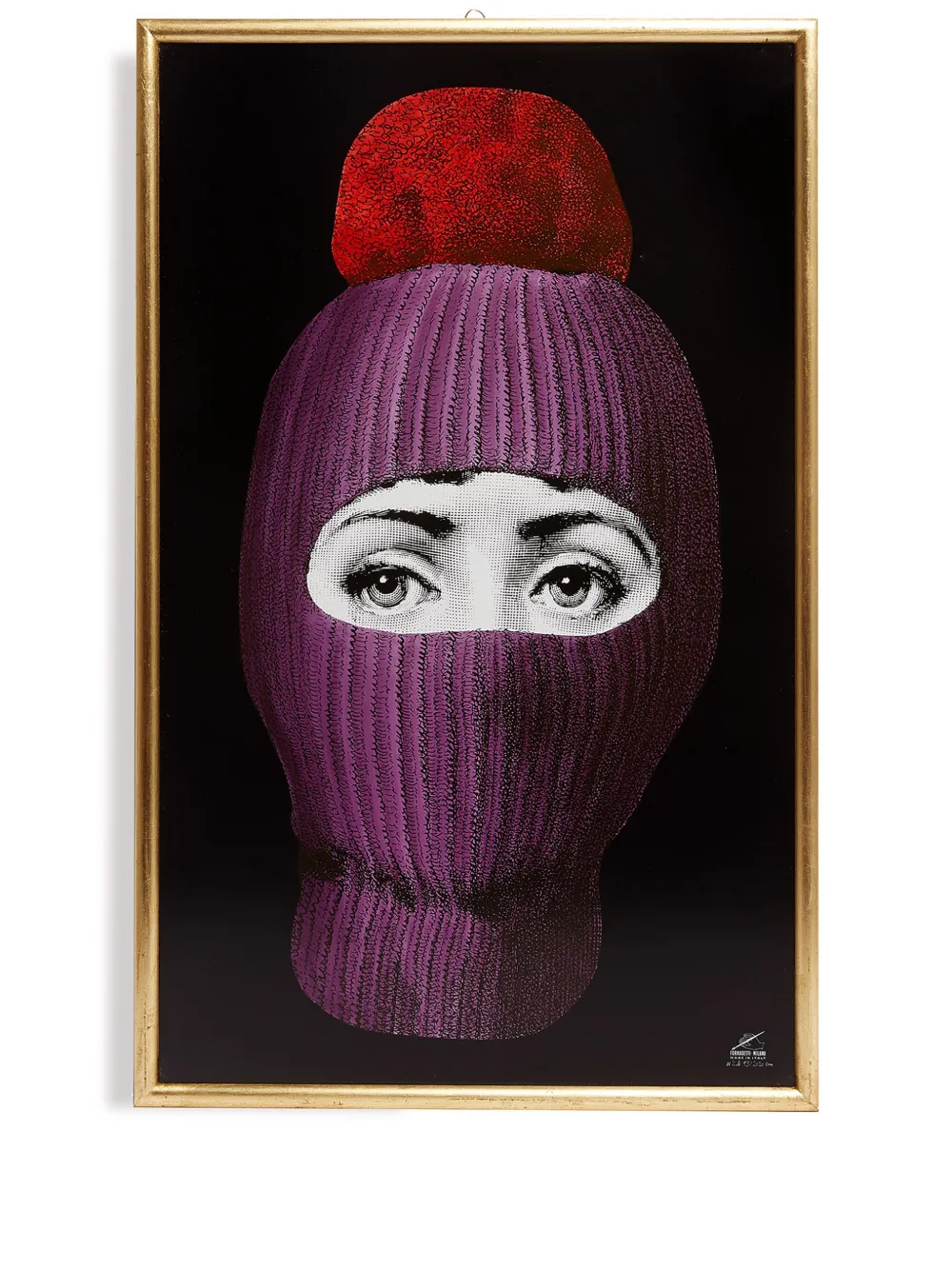 Fornasetti Lux Gstaad ウッドパネル - パープル Fornasetti Lux Gstaad ウッドパネル - パープル