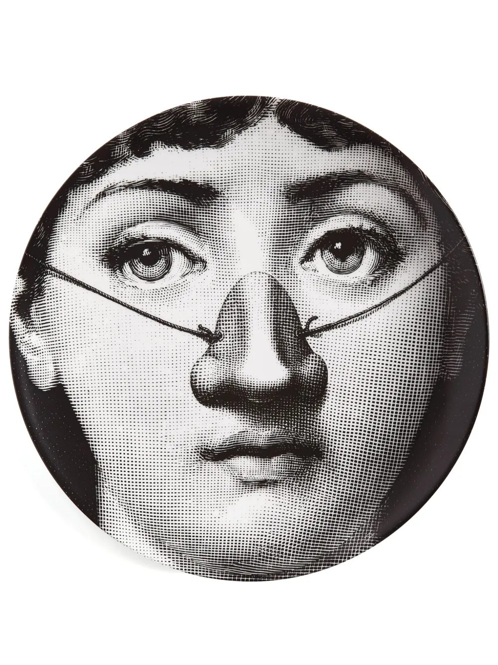 Fornasetti Tema E Variazioni porcelain plate (26cm) | White | Image 1