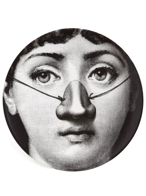 Fornasetti Tema E Variazioni porcelain plate (26cm)