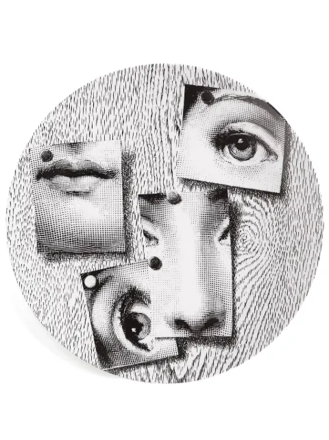 Fornasetti Tema E Variazioni porcelain plate (26cm)