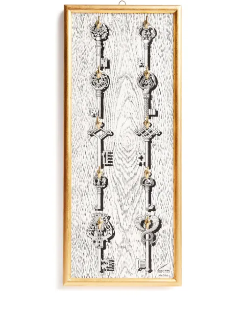 Fornasetti Portachiavi wood panel