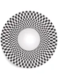 Fornasetti Egocentrismo geometric mirror (28cm) - White