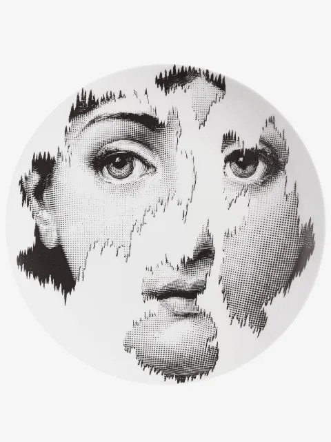 Fornasetti Tema E Variazioni porcelain plate (26cm)