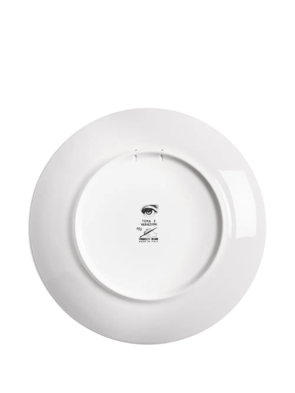  Fornasetti Assiette Décorative Tema E Variazioni (26 Cm) - Blanc 
