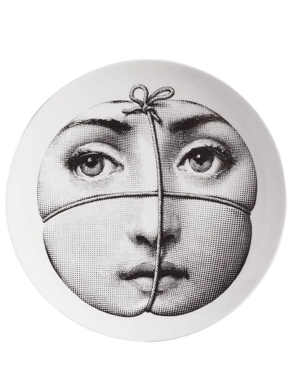 Fornasetti Tema e Variazioni Teller 26cm | Weiß | Image 1