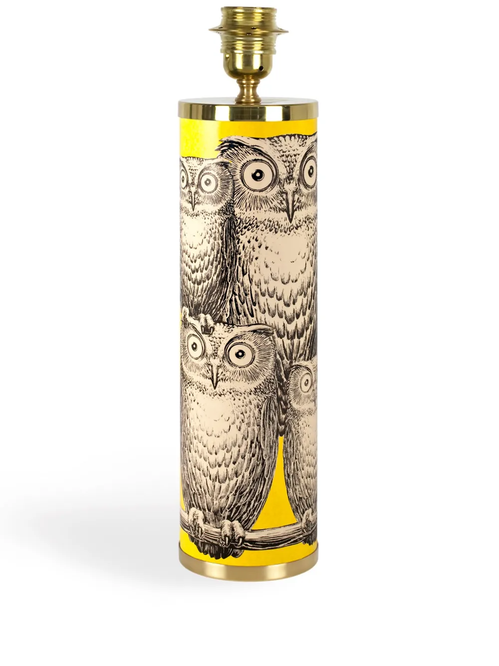 Fornasetti Civette lamp base | Yellow | Image 1