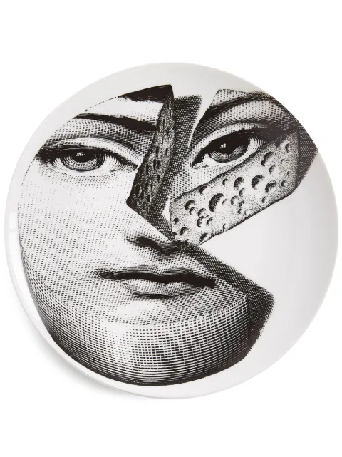 Fornasetti Tema E Variazioni porcelain plate (26cm)