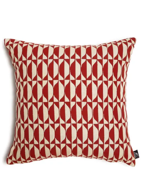 Fornasetti Losanghe geometric-pattern cushion