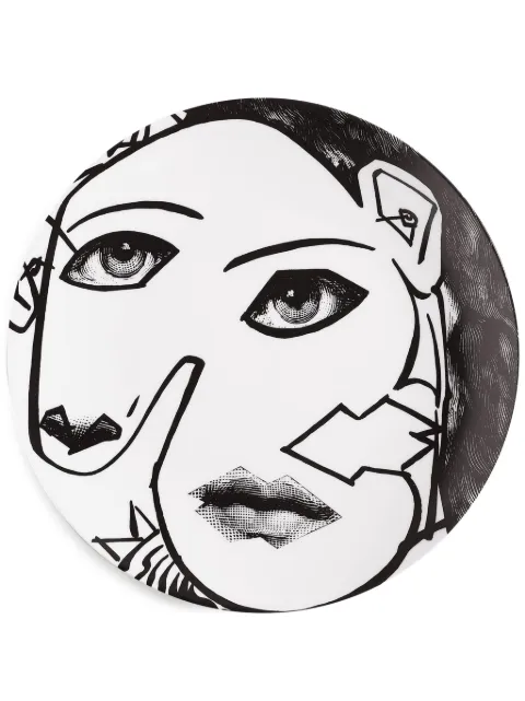Fornasetti Tema E Variazioni porcelain plate (26cm)