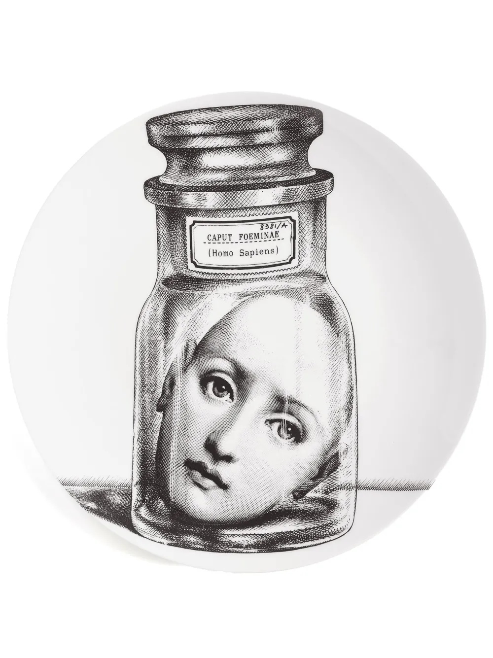 Shop Fornasetti Tema E Variazioni N.166 Wall Plate In Bia