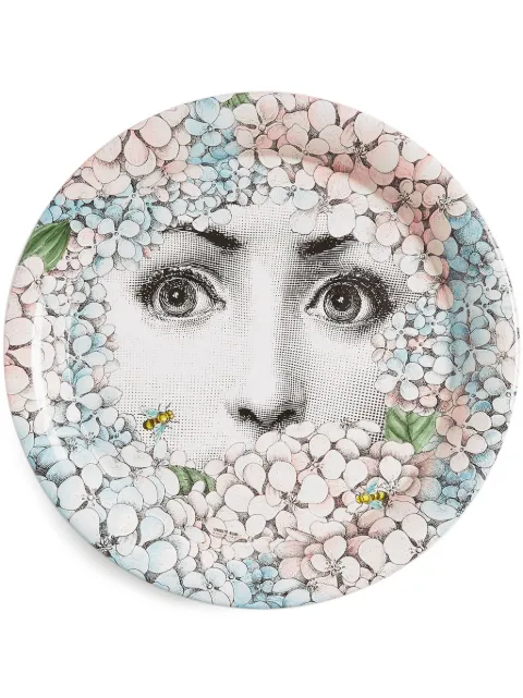 Fornasetti Ortensia hand-painted tray 