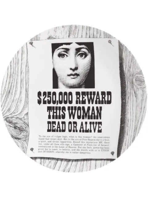 Fornasetti plato de pared Tema e Variazioni n.170 