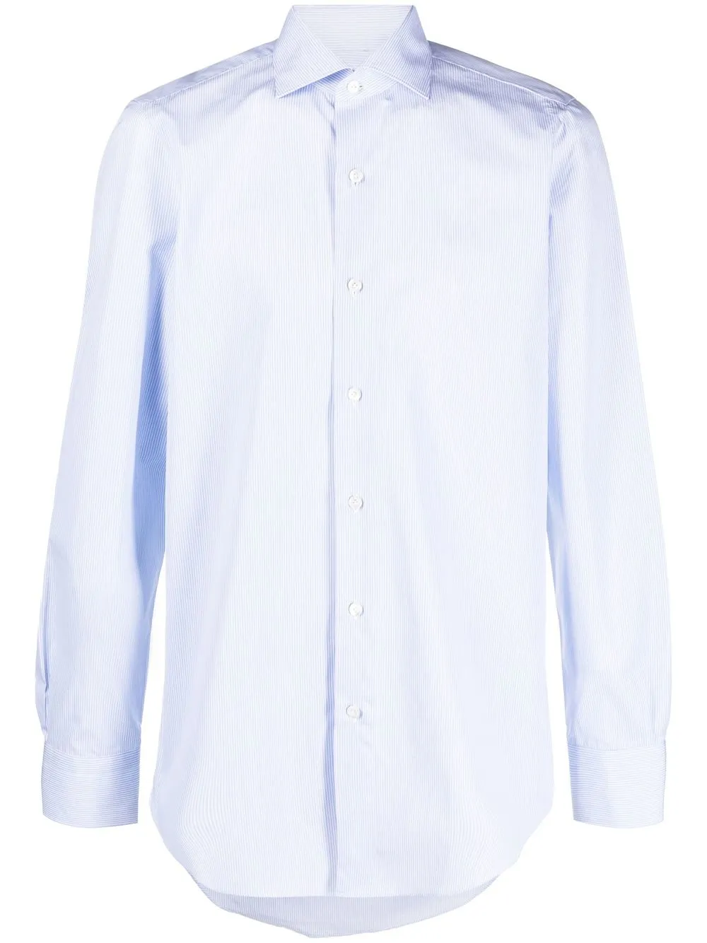 

Finamore 1925 Napoli micro stripe-print shirt - Blue