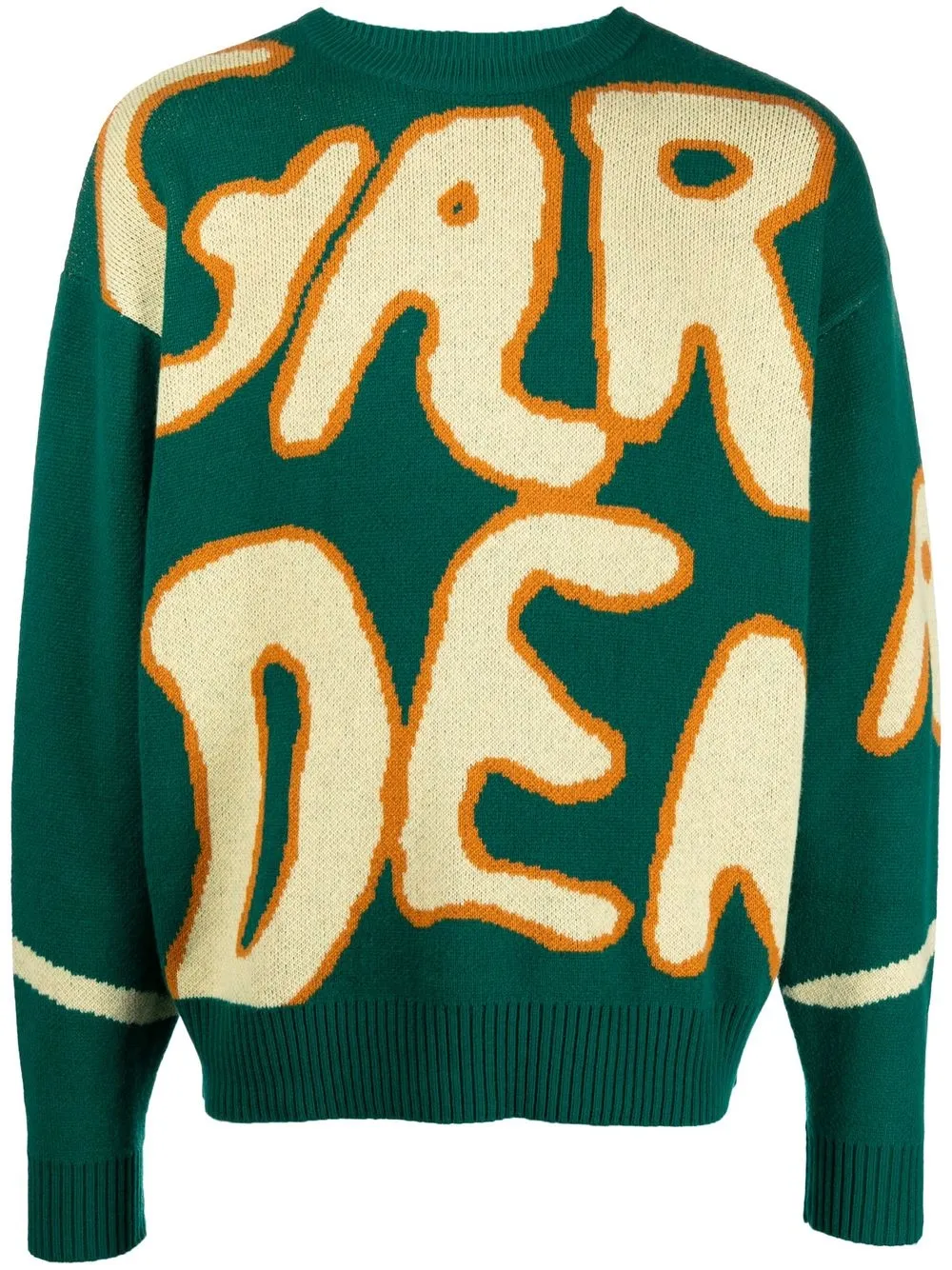

Perks And Mini Community Garden knitted jumper - Green