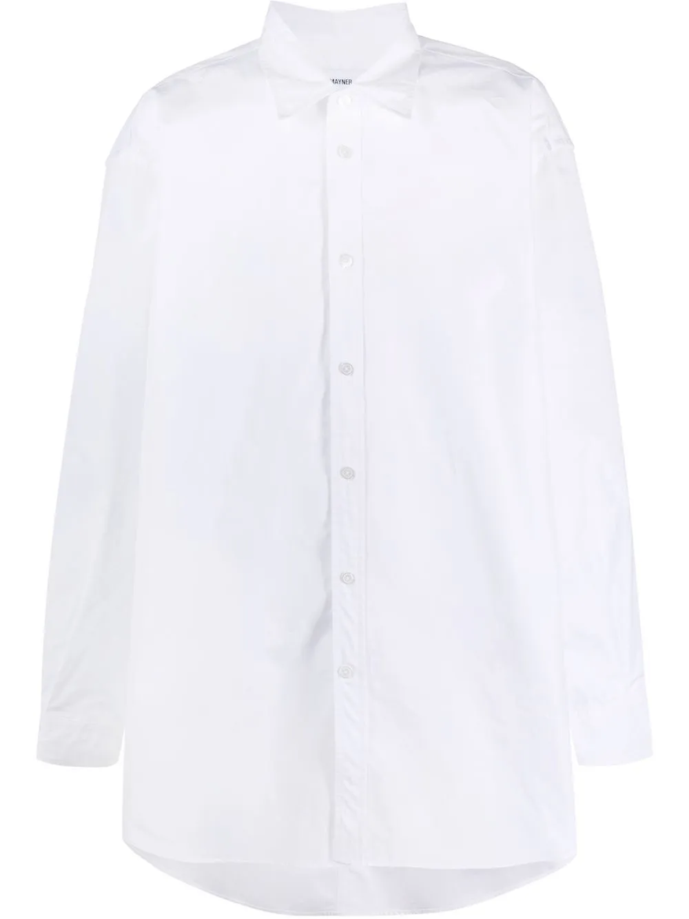

Ann Demeulemeester open-back cotton shirt - White
