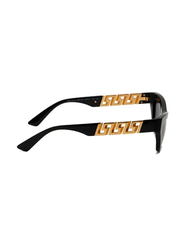 Versace 90s Vintage Logo Cat-Eye Glasses for Women