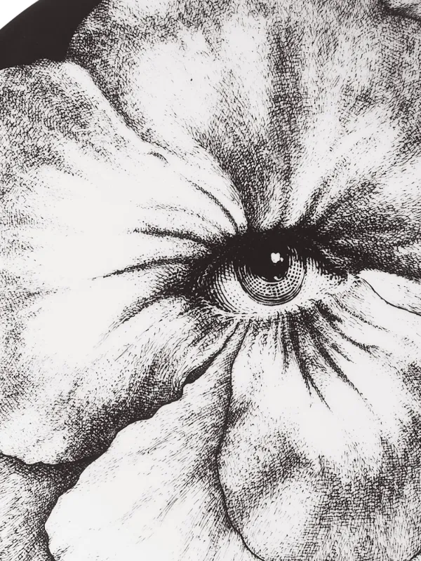 Fornasetti Tema e Variazioni n.92 ウォールプレート | ブラック