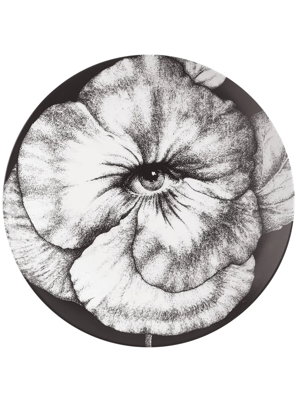 Fornasetti plato de pared Tema e Variazioni N.92 | negro | Image 1