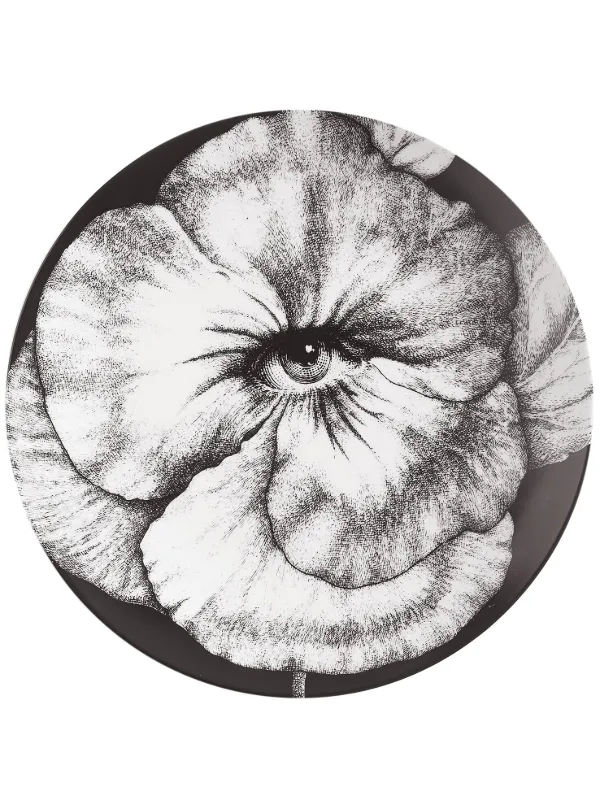 Fornasetti Tema e Variazioni n.92 ウォールプレート | ブラック