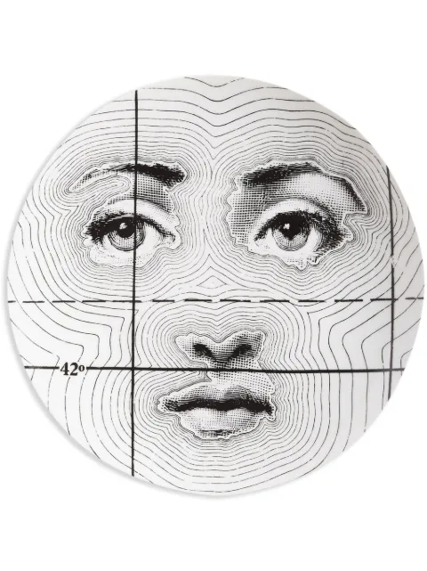 Fornasetti assiette murale Tema e Variazioni N.99 peinte à la main