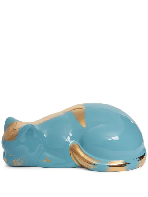 Fornasetti Striato cat-shaped decoration