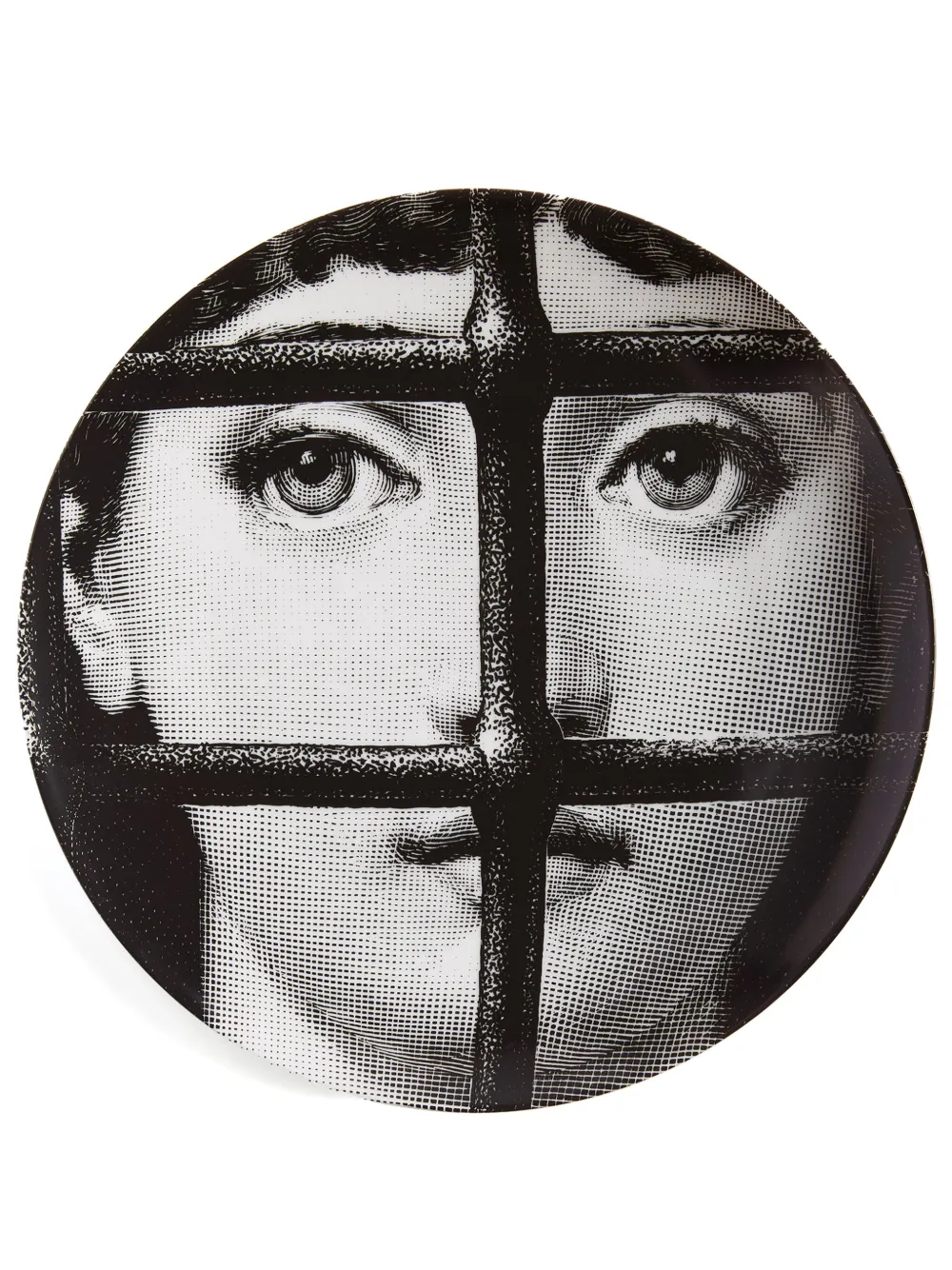 Fornasetti Tema e Variazioni N.121 Wandteller | Schwarz | Image 1