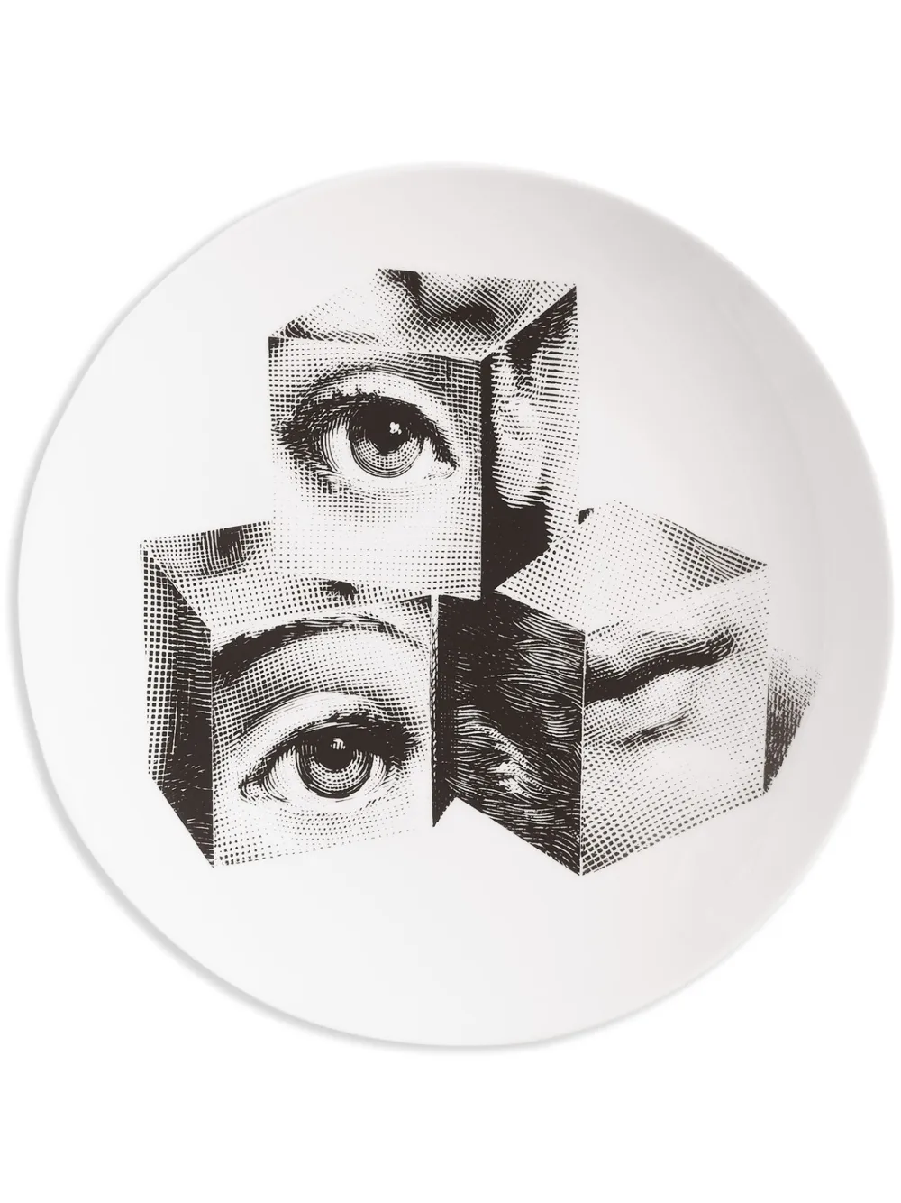 Fornasetti Tema e Variazioni N.112 Wandteller | Weiß | Image 1