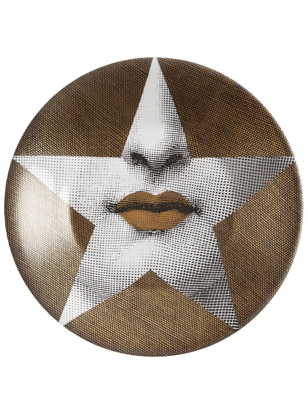 Fornasetti centre de table Tema e Variazioni N.399 décorée à la main | marron | Image 1