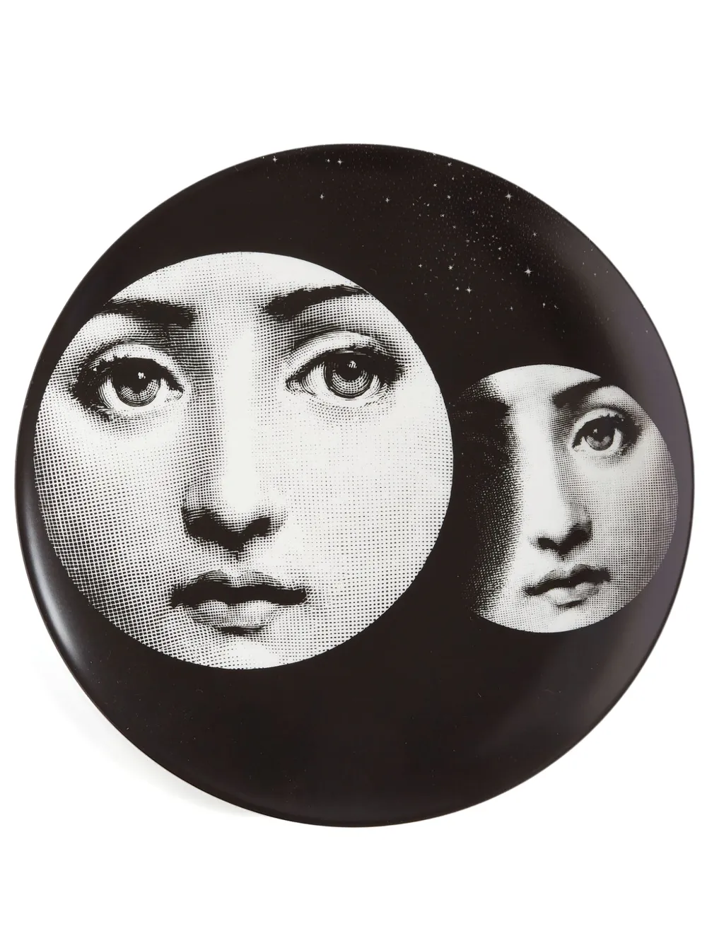 Fornasetti Tema e Variazioni N150 Wandteller | Schwarz | Image 1