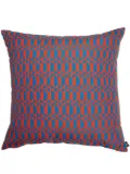 Fornasetti Losanghe two-tone cushion - Red