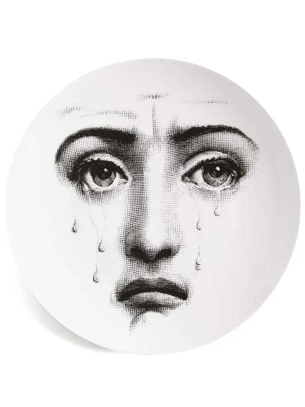 Fornasetti Lina Cavalieri プレート 26cm | ブラック | FARFETCH JP