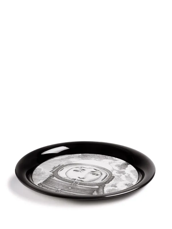 ひろ Fornasetti Palombara トレイ Fornasetti Palombara トレイ | ブラック | FARFETCH JP