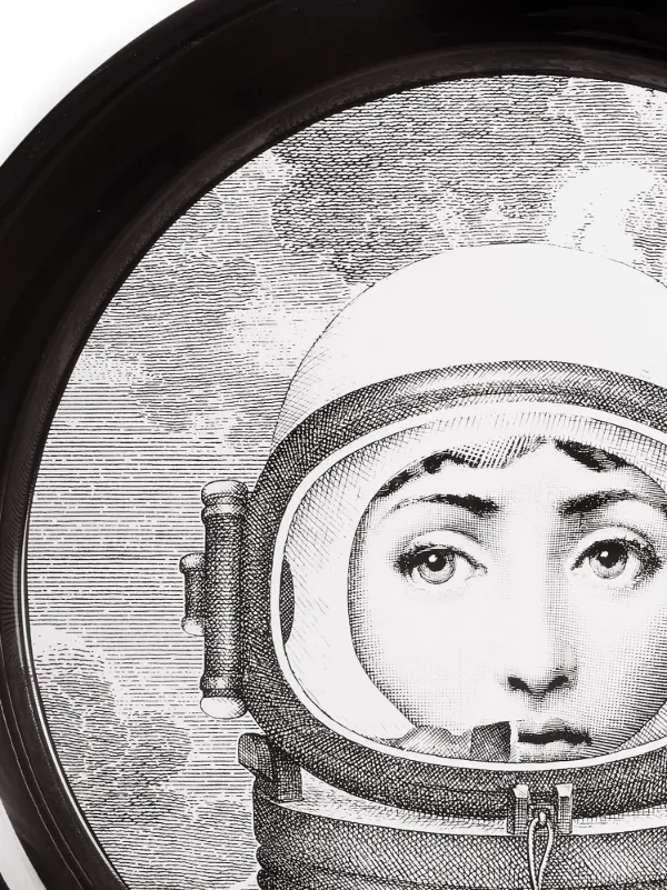 ひろ Fornasetti Palombara トレイ Fornasetti Palombara トレイ | ブラック | FARFETCH JP