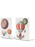 Fornasetti Palloni hand-painted bookend set - White