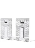 Fornasetti Porta hand-painted bookends - White