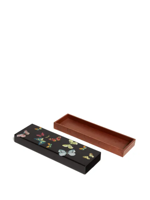 Fornasetti butterfly-print drawer trinket box (3.3cm x 10cm)