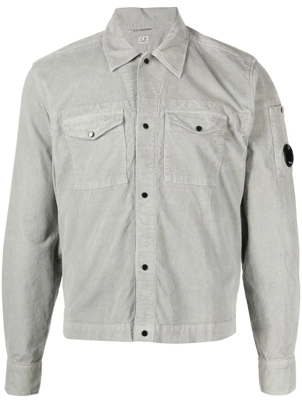

C.P. Company long-sleeved corduroy shirt - Grey