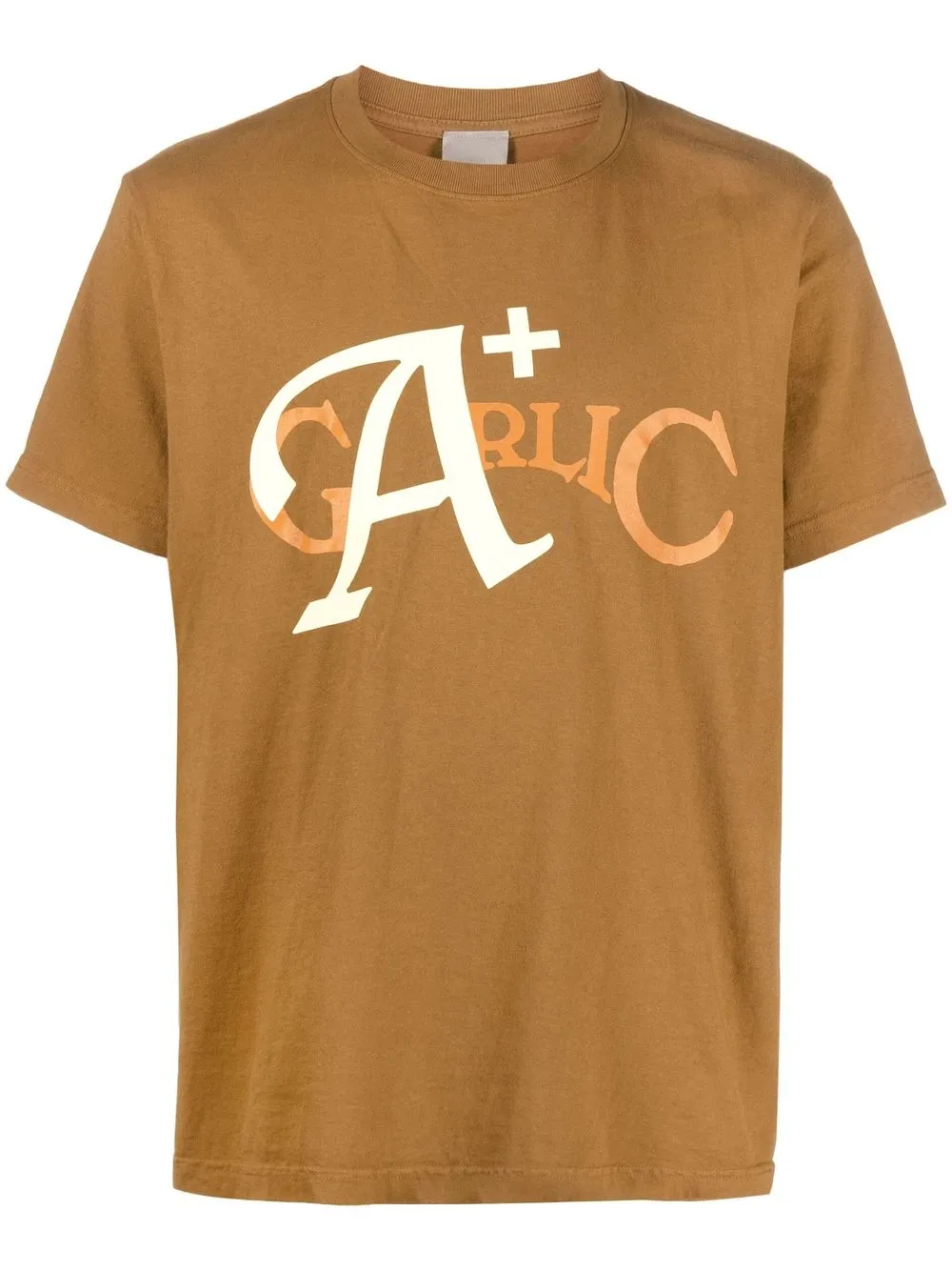 

Perks And Mini A+ Garlic printed T-shirt - Brown