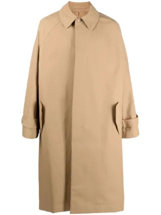 Hed Mayner Oversize Cotton Trench Coat - Farfetch