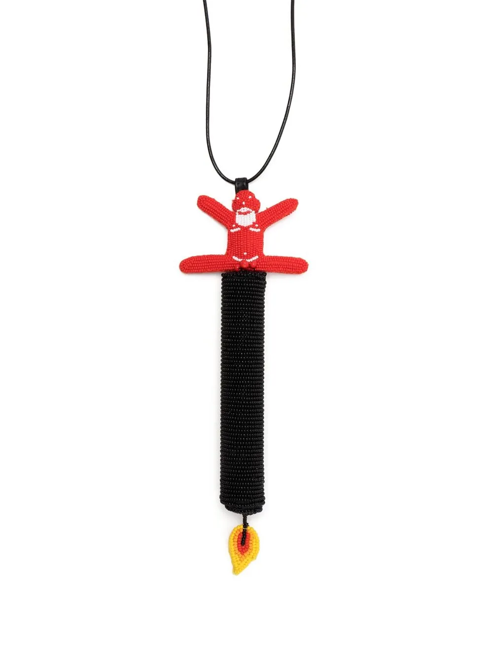 

Walter Van Beirendonck Candle Jewel necklace - Black