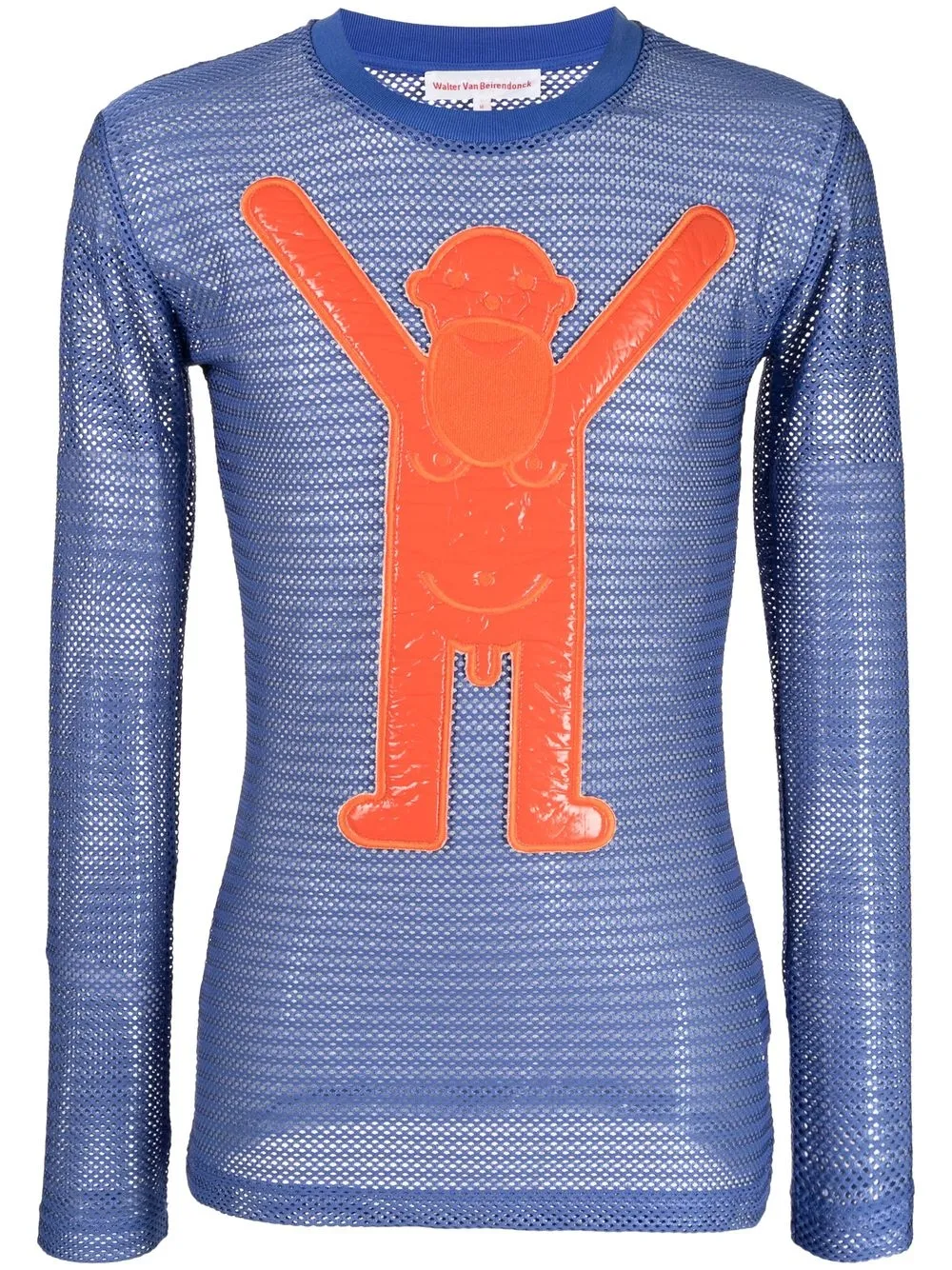 

Walter Van Beirendonck top Walter Net - Azul