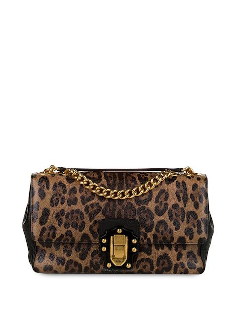 Dolce & Gabbana leopard Lucia shoulder bag